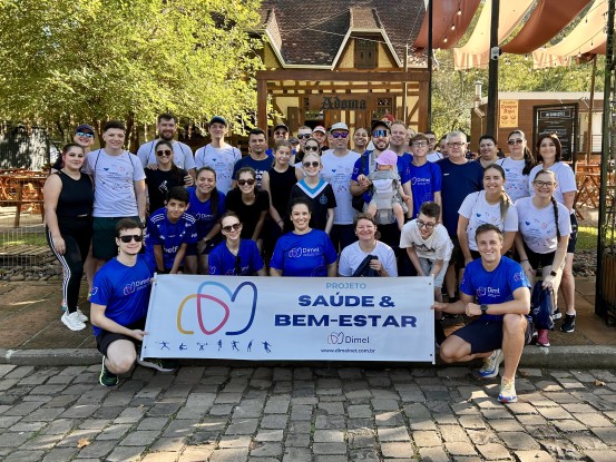 Dimel promove caminhada em Ivoti em mais uma ação do projeto Saúde e Bem-Estar
